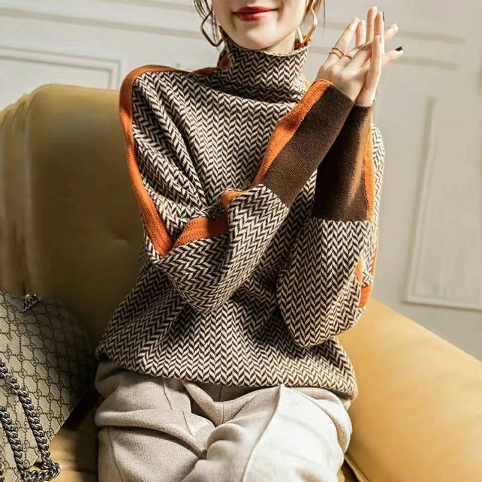 Jazmin - Jersey de cuello alto